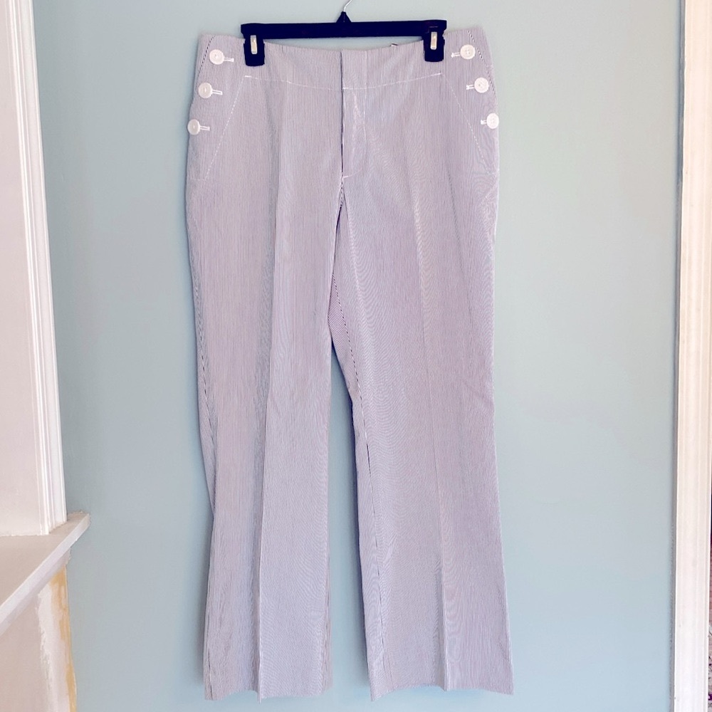 New Banana Republic Martin Fit pinstripe pants